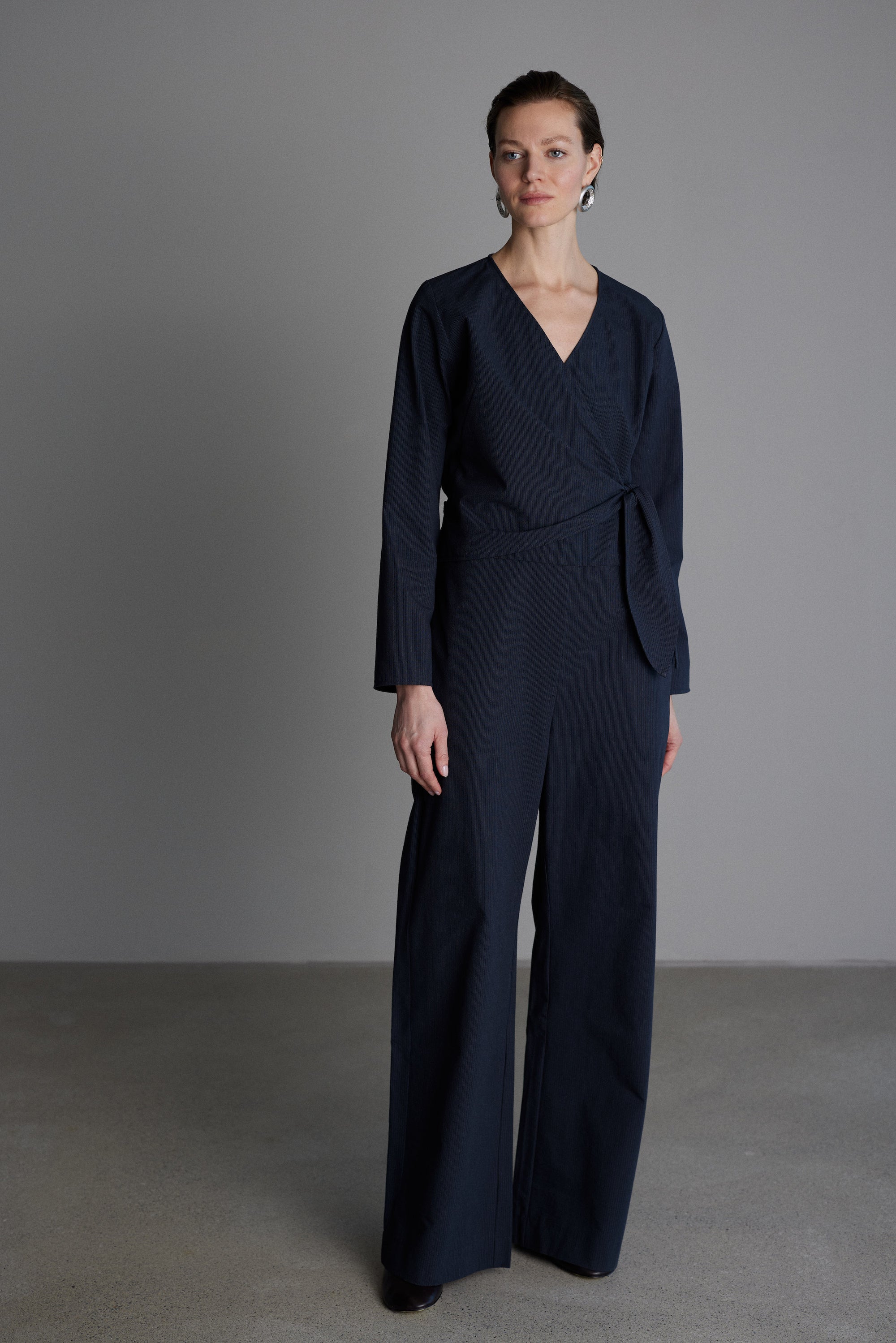 Overall Enrica in Gestreift Nachtblau