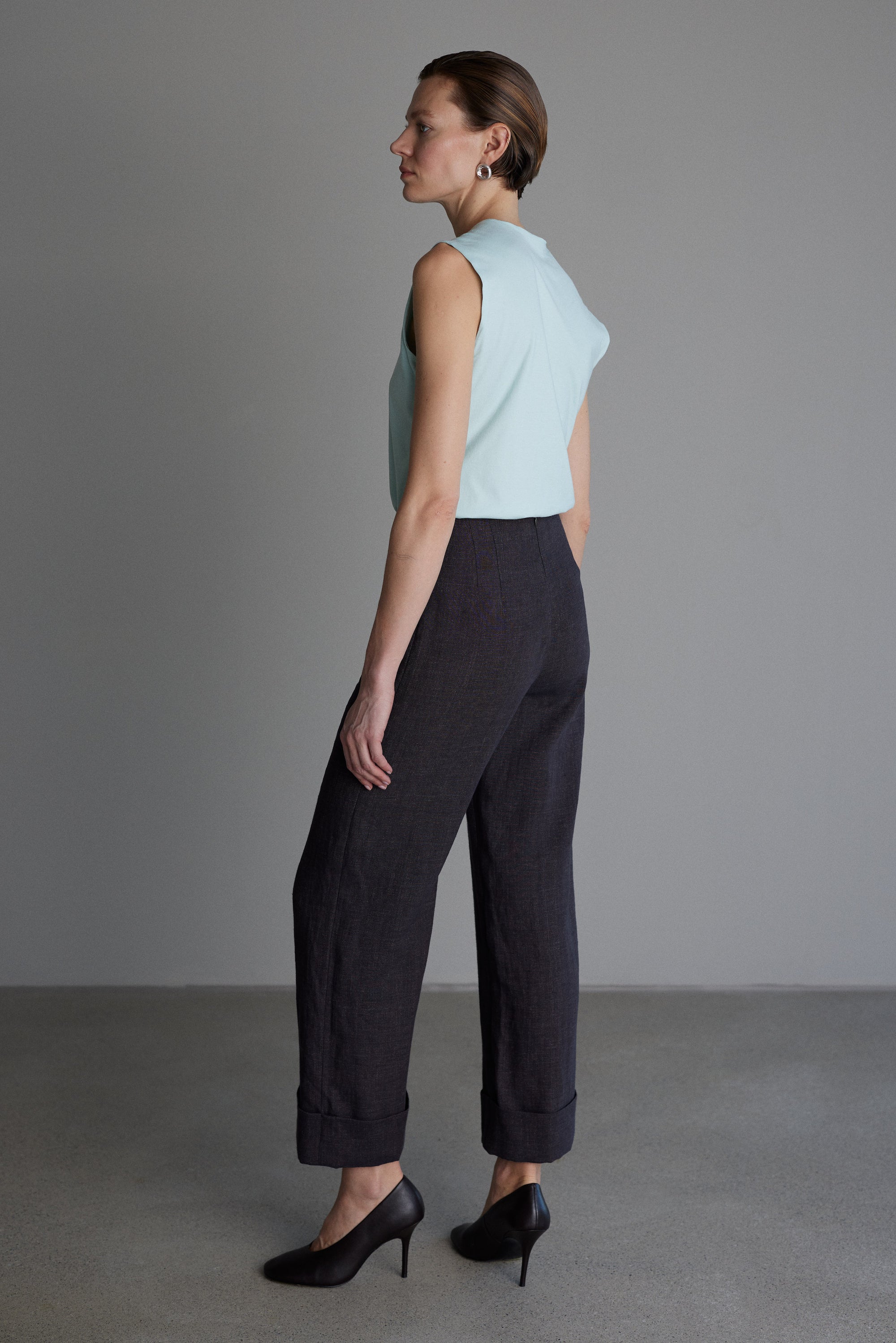 Hose Edda in Aubergine