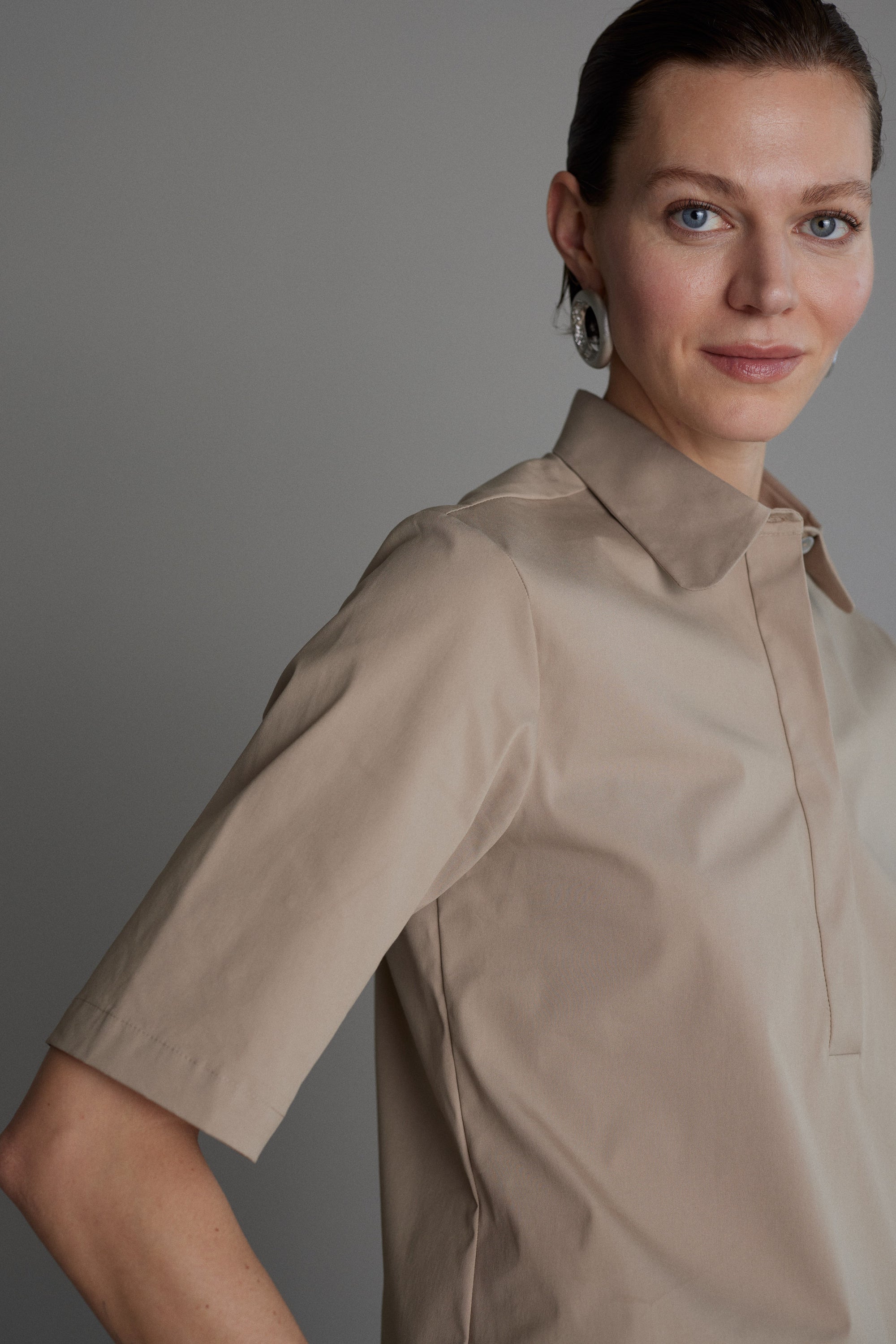 Bluse Marie in Hellbraun