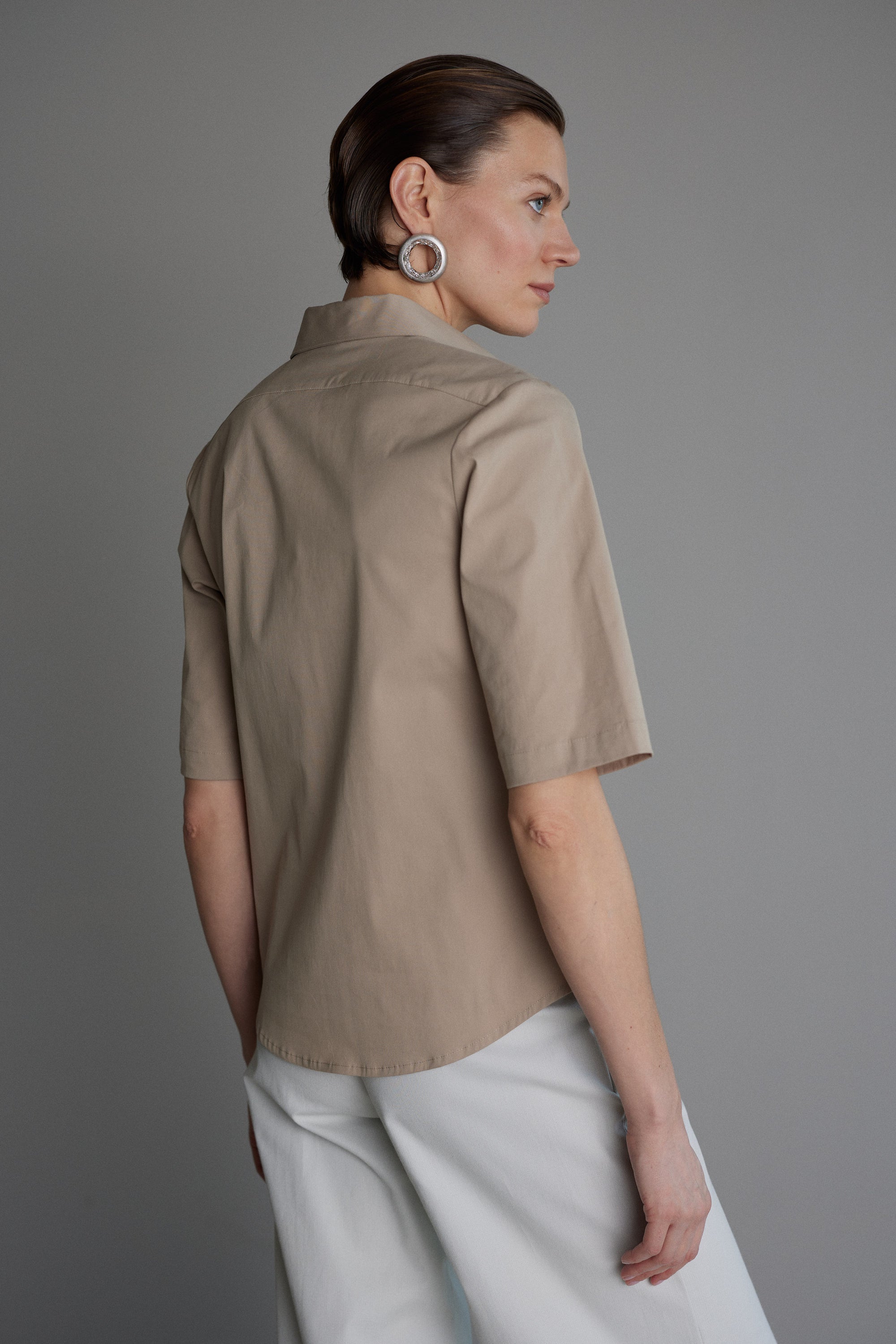 Bluse Marie in Hellbraun