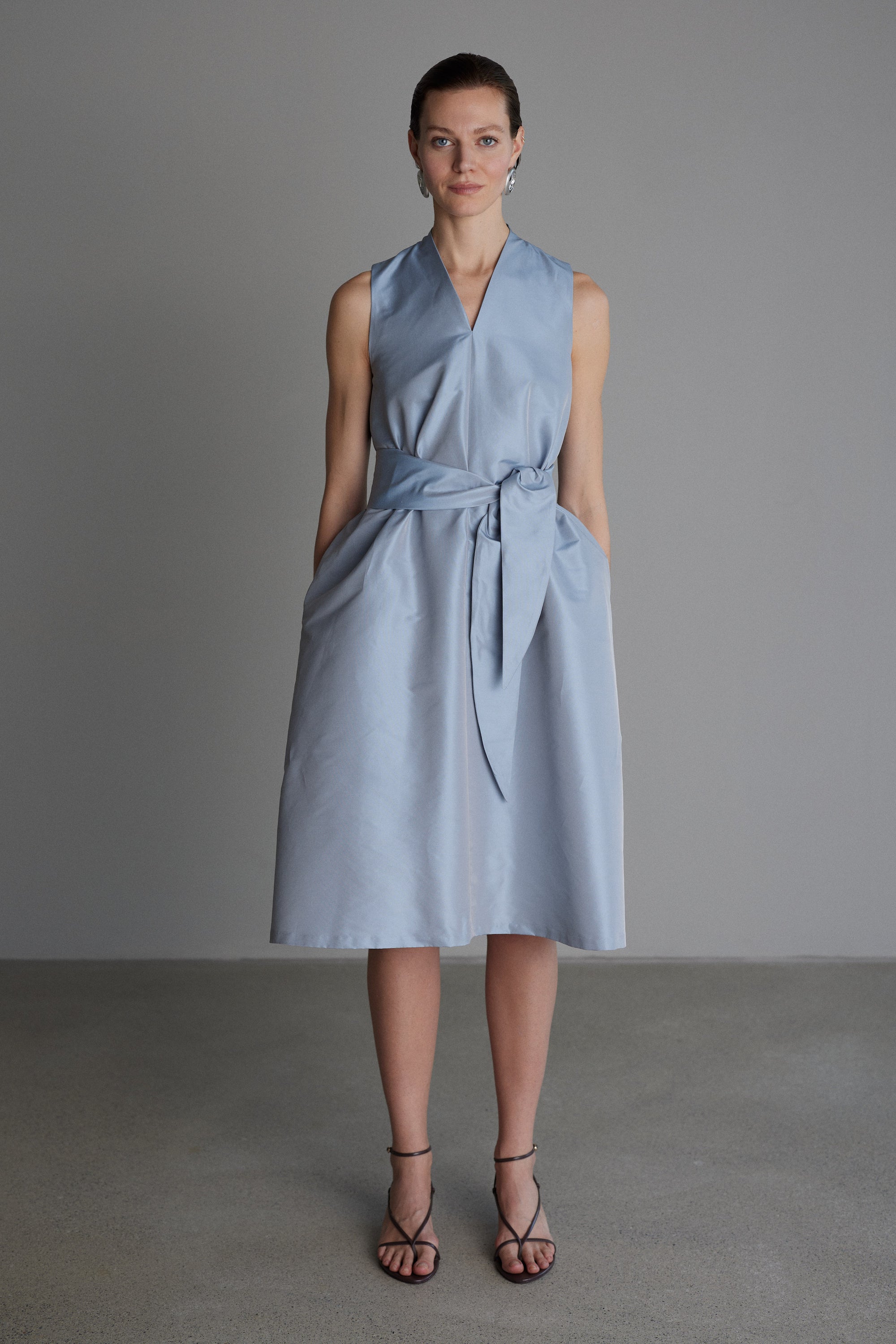 Kleid Juliette in Perlgrau