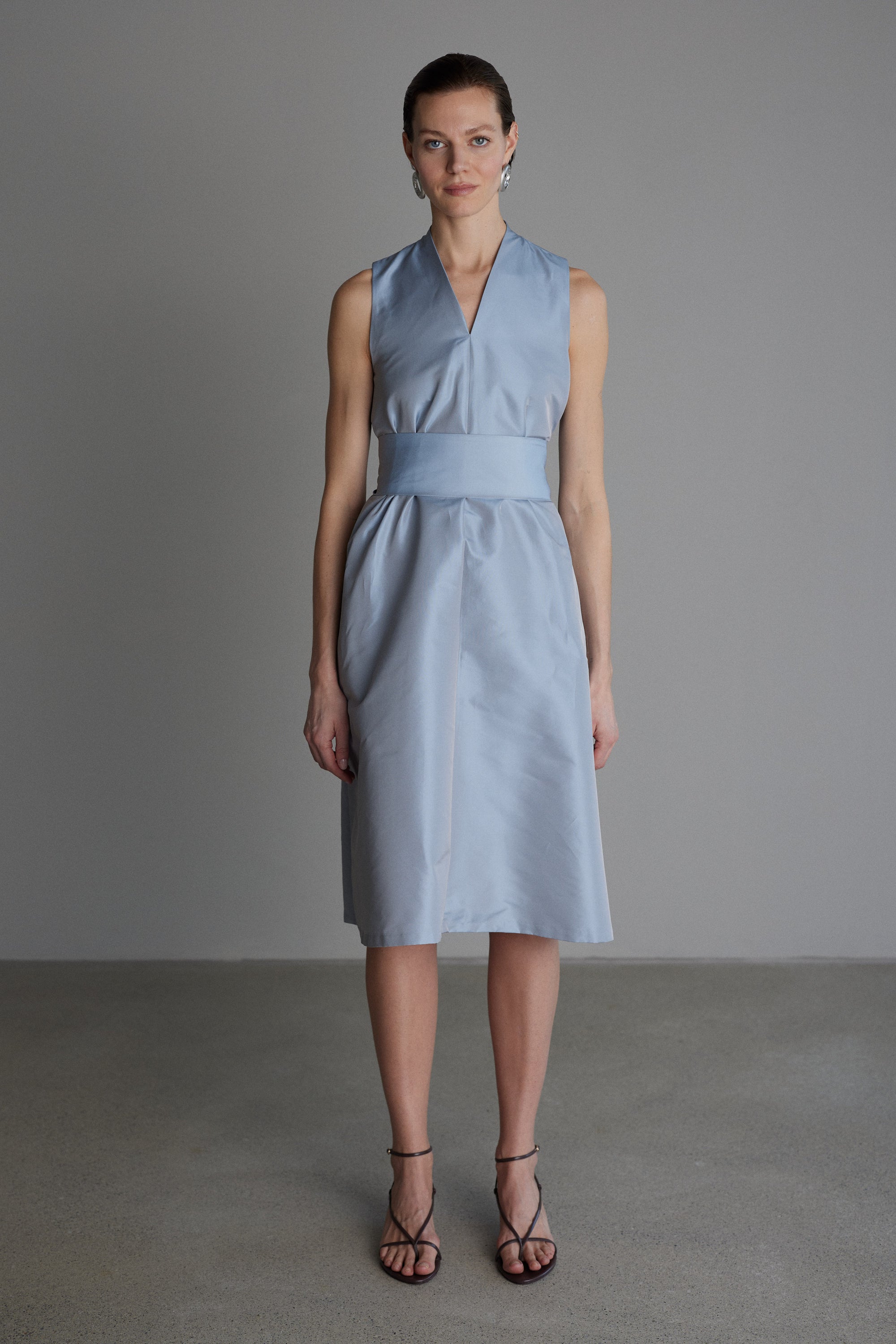 Kleid Juliette in Perlgrau