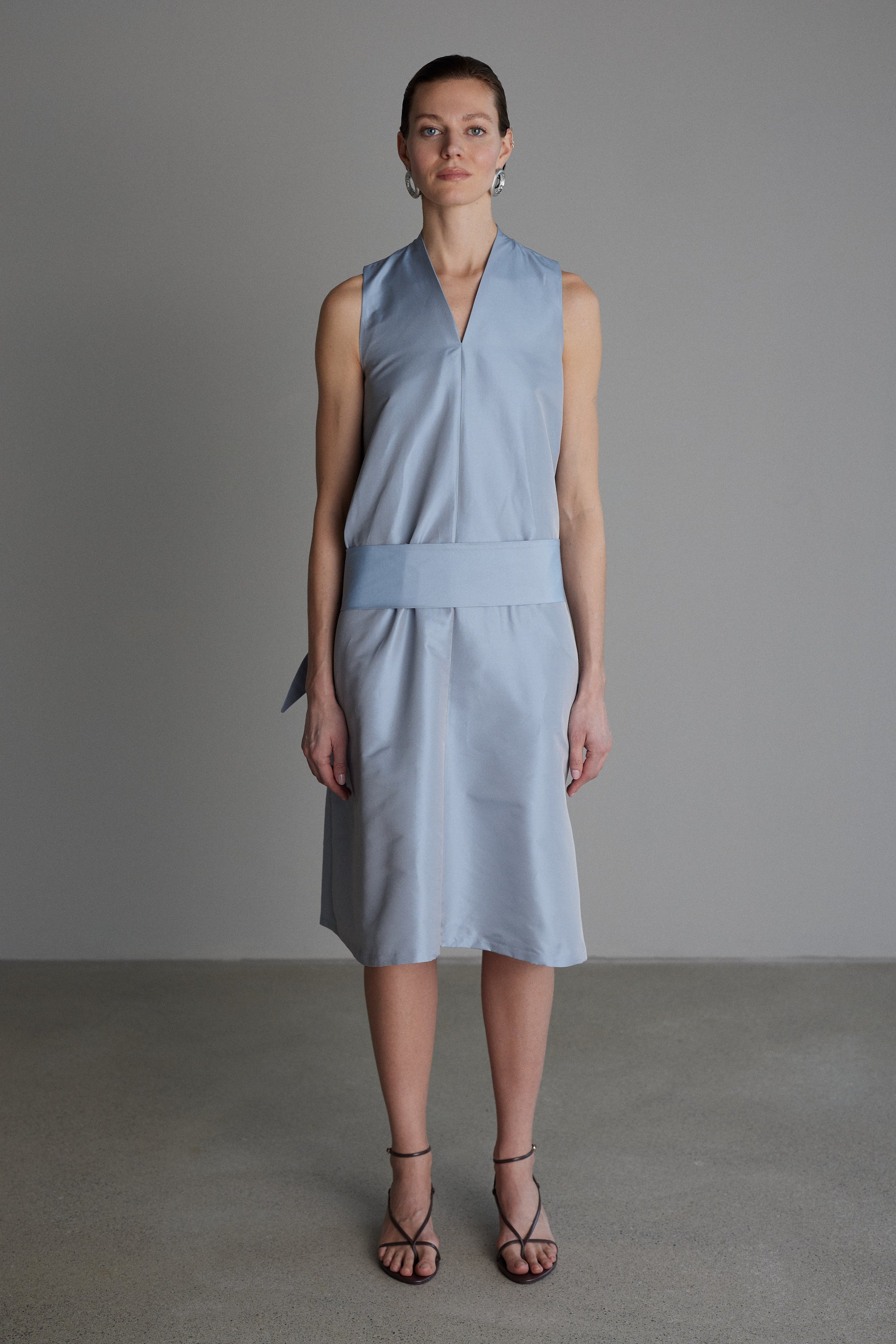 Kleid Juliette in Perlgrau