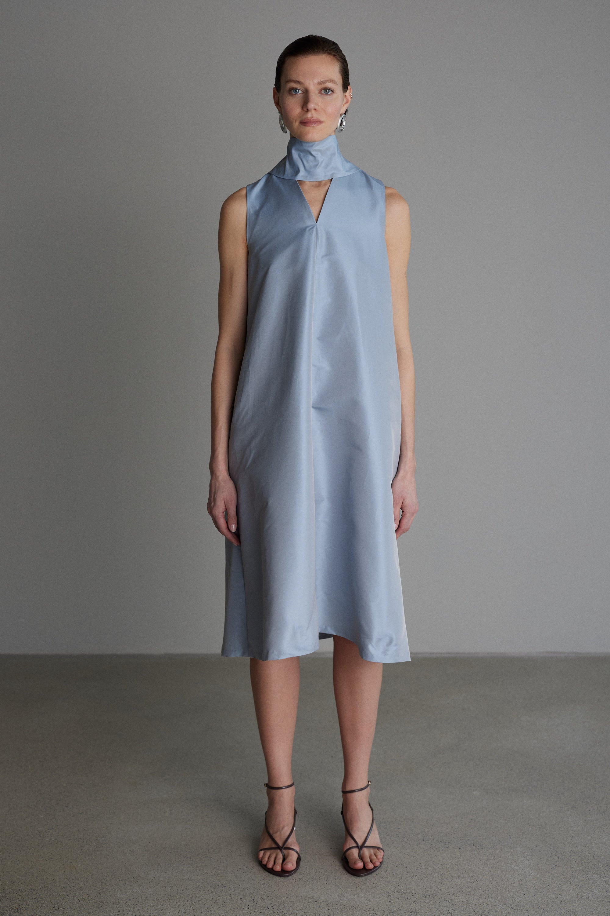 Kleid Juliette in Perlgrau