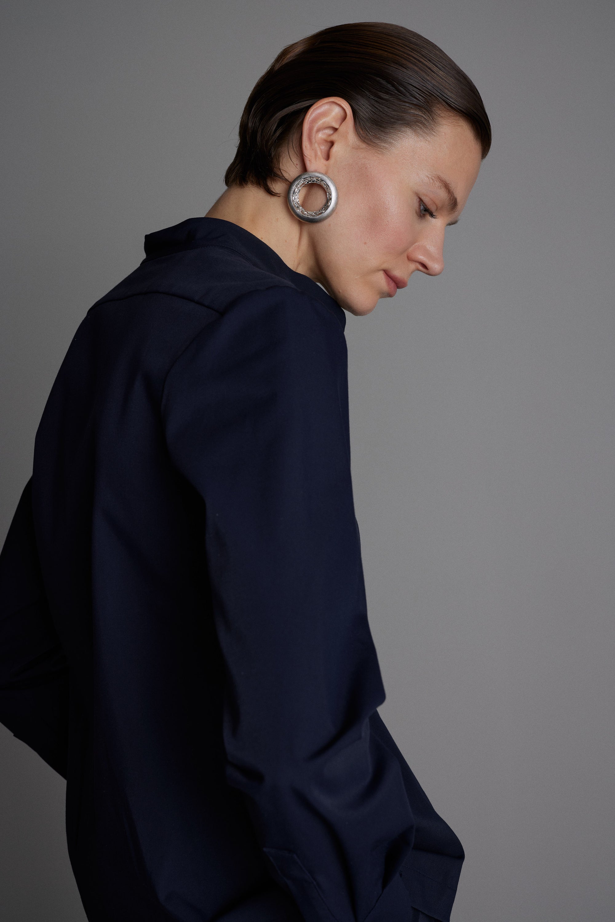 Bluse Mira in Nachtblau