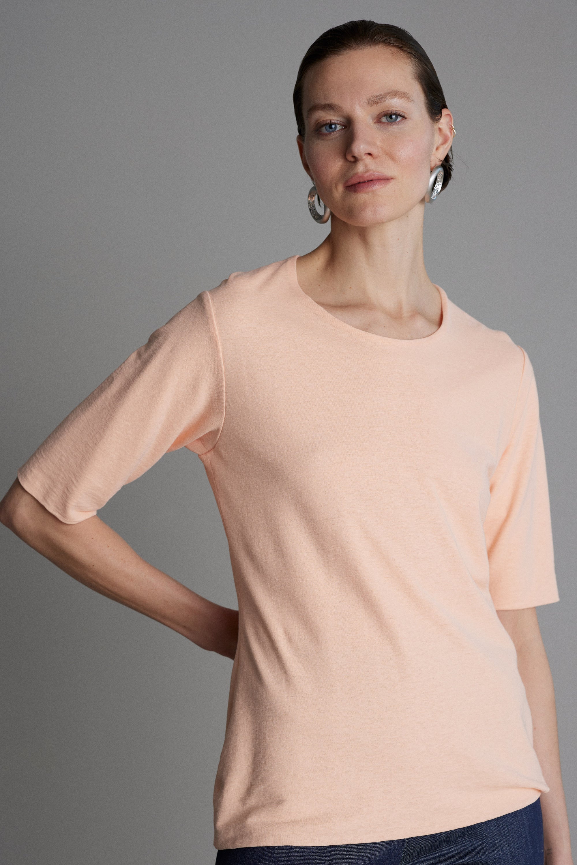 Jersey Top Cécile in Rose