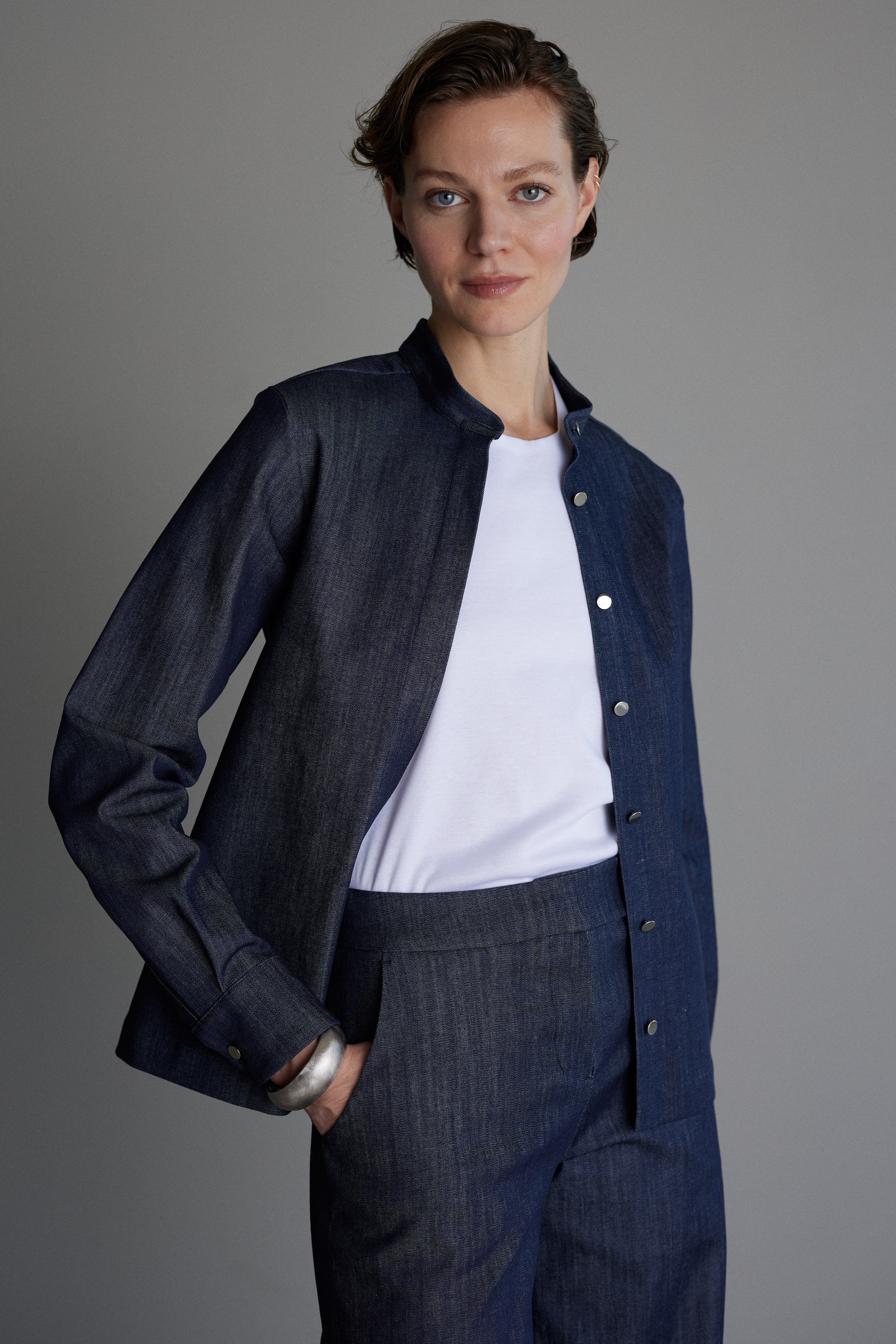 Bluse Mira in Jeans