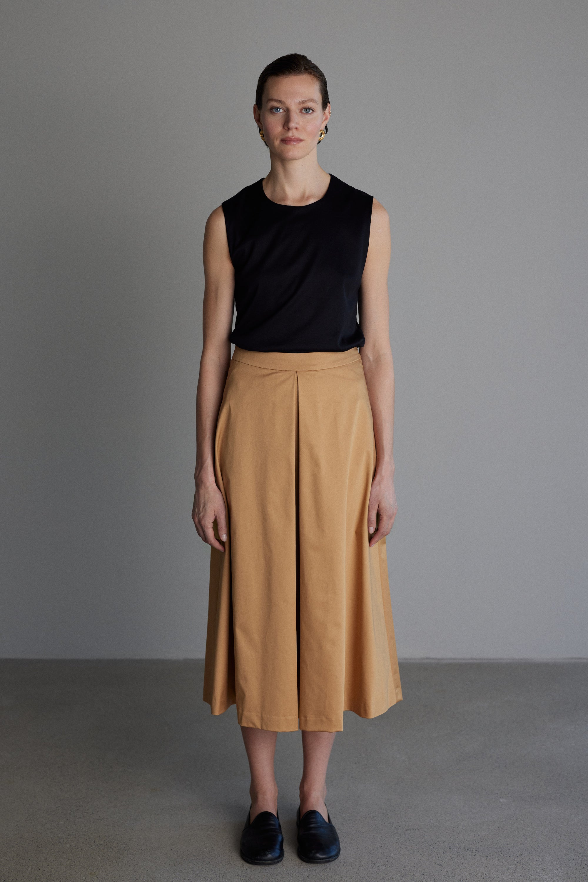 Jersey Top Colette in Schwarz