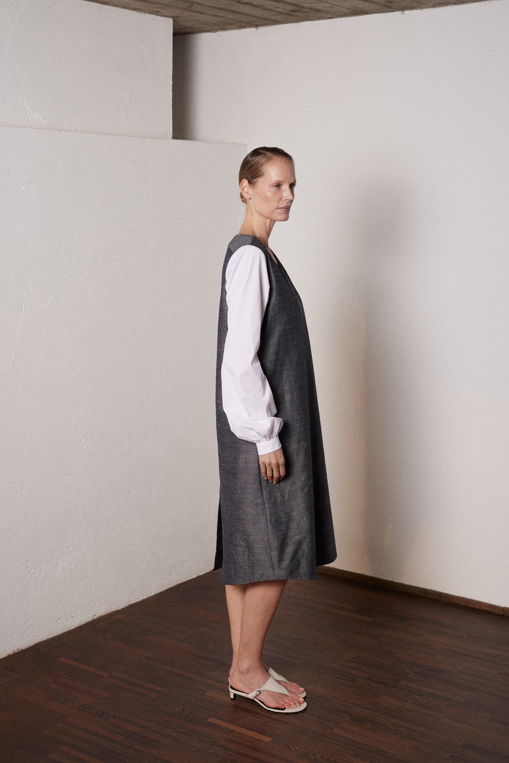 Kleid Joana in Metall