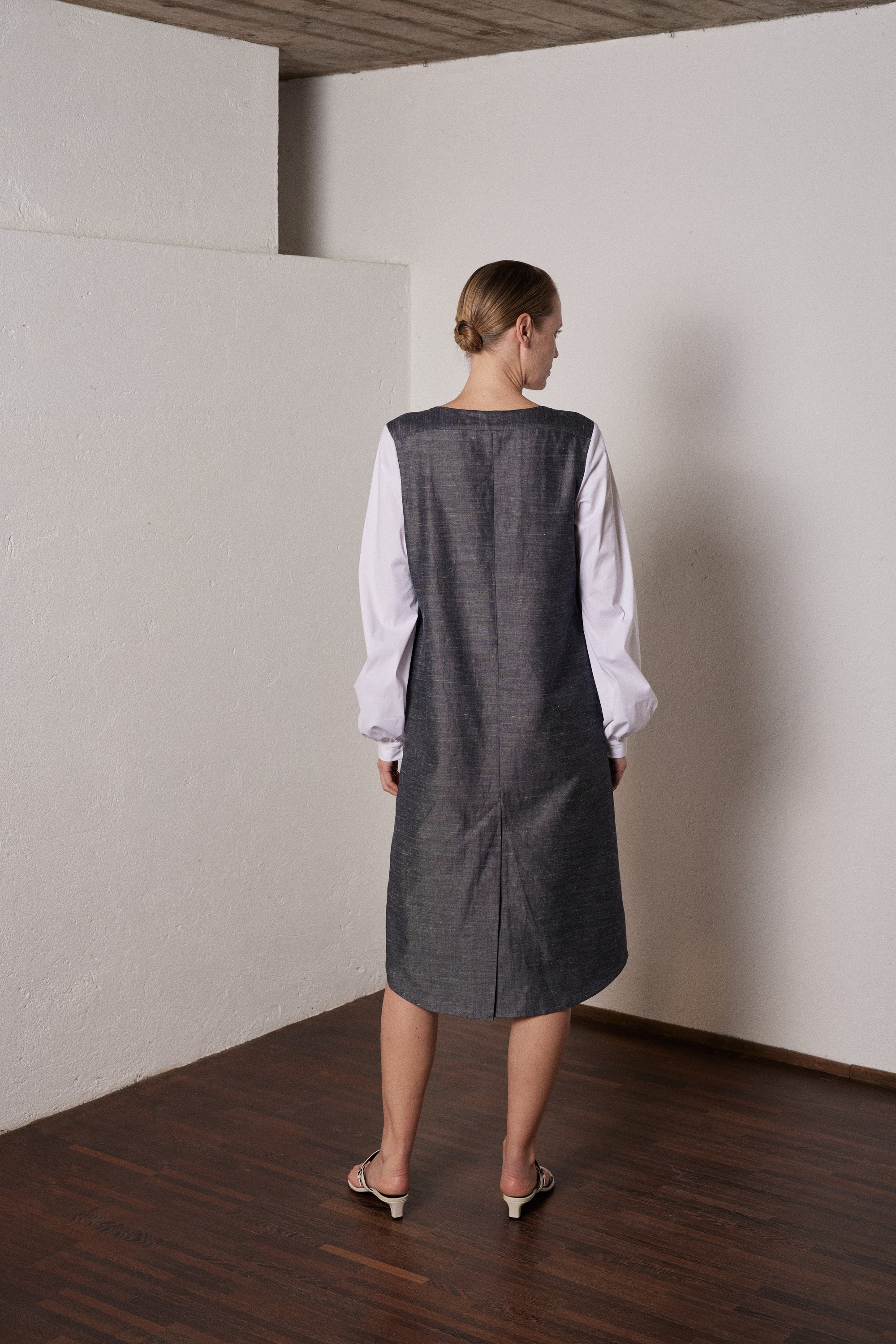 Kleid Joana in Metall