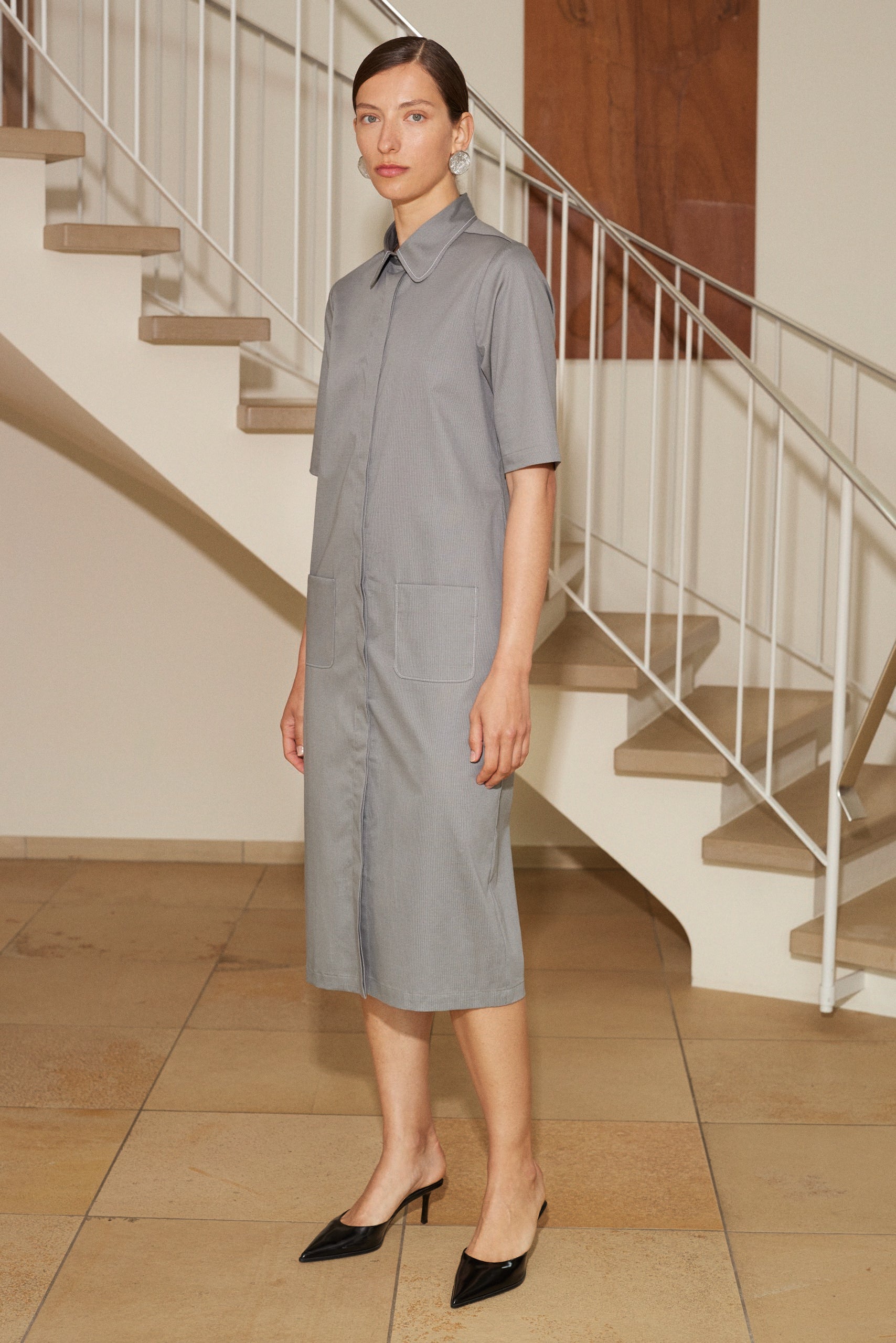 Jasmine dress in grey